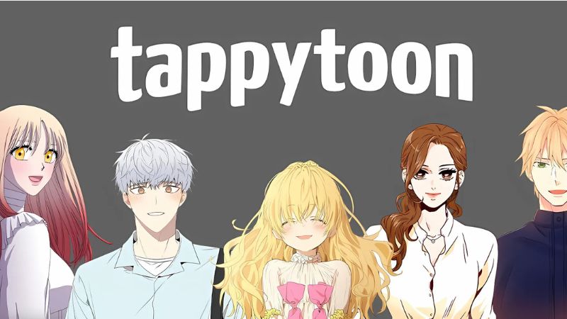 I Spent $500 Testing Spicy Manhwa Read Platforms - Honest Review Tappytoon logo with colorful manhwa characters
