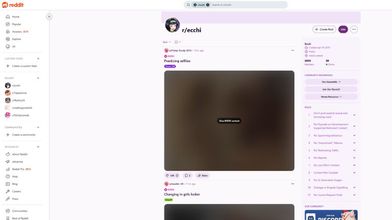 Reddit Ecchi