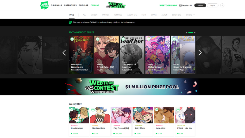 Webtoon Canvas