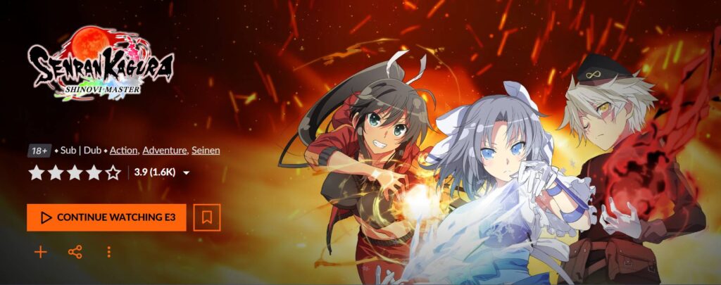 11 Spicy Anime on Crunchyroll That Go Way Further Than You Think Senran Kagura Shinovi Master anime promotional image – spicy anime on Crunchyroll