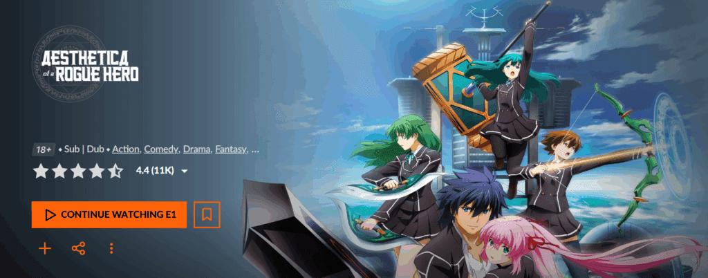 11 Spicy Anime on Crunchyroll That Go Way Further Than You Think Aesthetica of a Rogue Hero promotional image – spicy anime on Crunchyroll