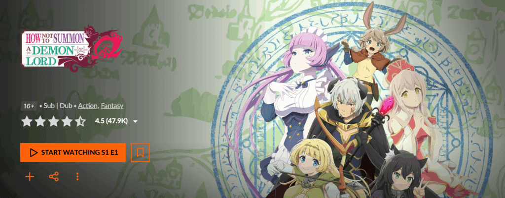 11 Spicy Anime on Crunchyroll That Go Way Further Than You Think How Not to Summon a Demon Lord promotional image – spicy anime on Crunchyroll