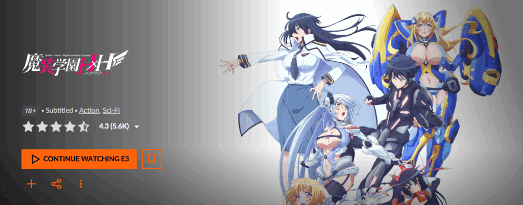 11 Spicy Anime on Crunchyroll That Go Way Further Than You Think Hybrid x Heart Magias Academy Ataraxia (Masou Gakuen HxH) promotional image – spicy anime on Crunchyroll