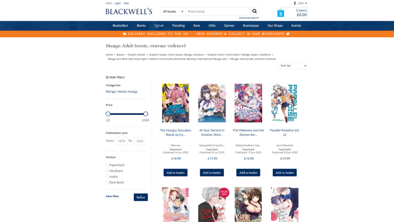 Blackwell's Books Blackwell's Books