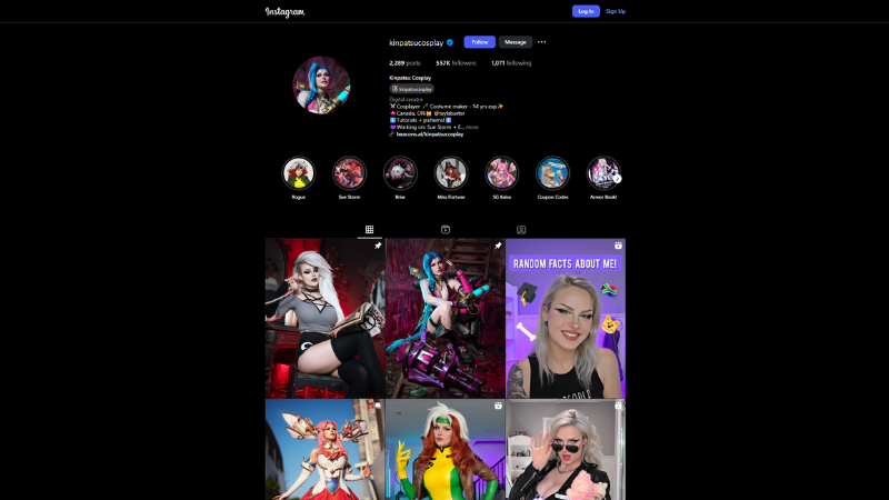 Kinpatsu Cosplay: Sexy Anime & Video Game Cosplayer Girl – Instagram Page with Lewd Cosplay, Fan Art, & Spicy Cosplay Content