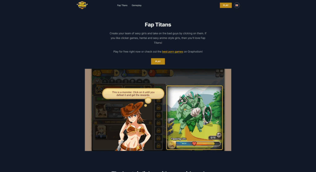 Fap Titans: NSFW Clicker Game – Build a Team of Sexy Anime Girls, Fight Bad Guys, & Enjoy Hentai Gameplay