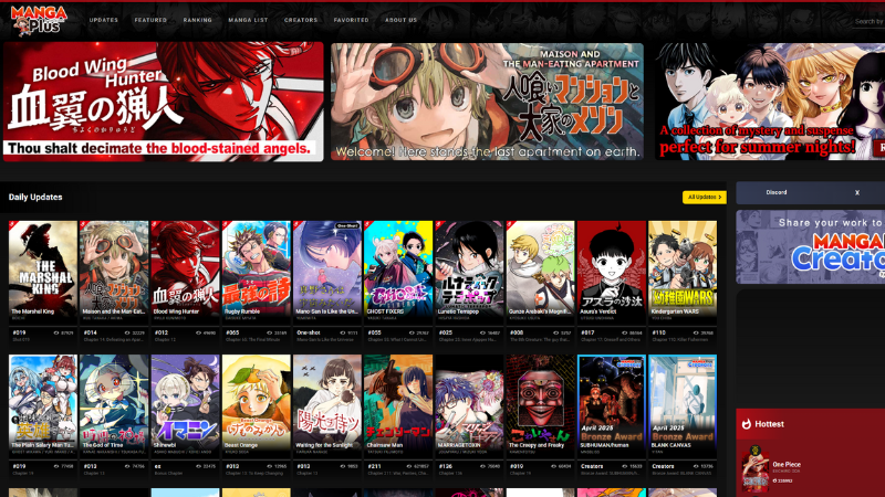 MangaPlus (by Shueisha) MangaPlus (by Shueisha)