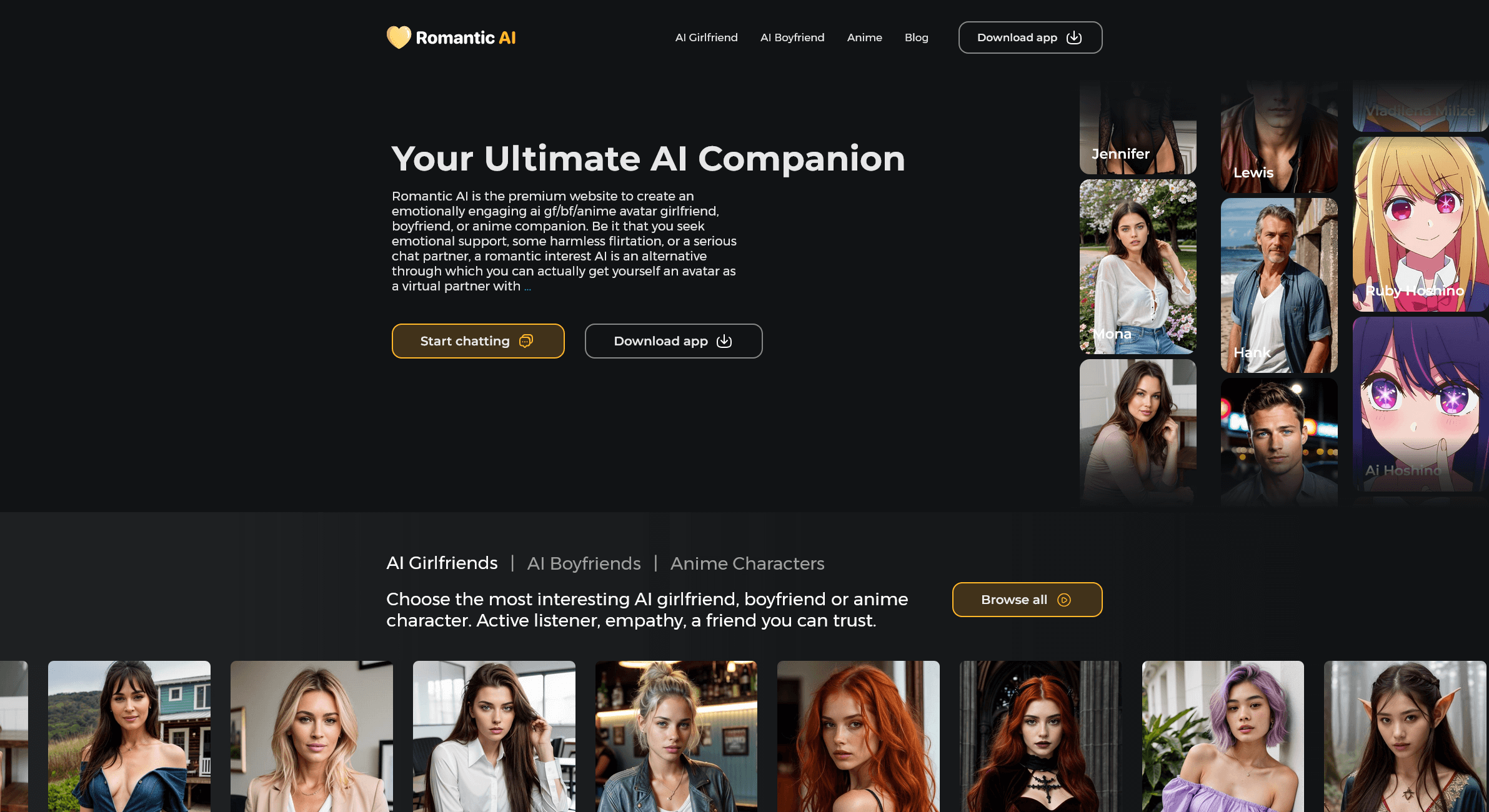 Romantic AI