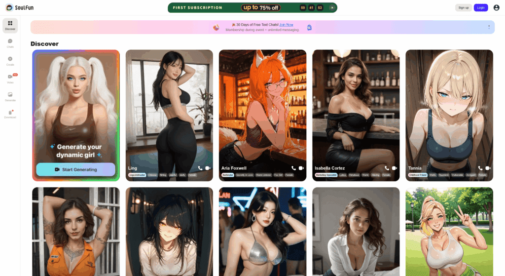 Soulfun: Uncensored Anime Virtual Girlfriends. Experience having your own anime ai girlfriend.