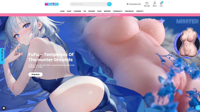 Missterverse: japanese onaholes, sex toys and more