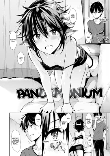 10 Top Doujinshi Artists & Their Best Secret Masterpieces Pandemonium doujinshi page 27 by Napata showing black-haired anime girl with fangs in maid outfit with emotional expression