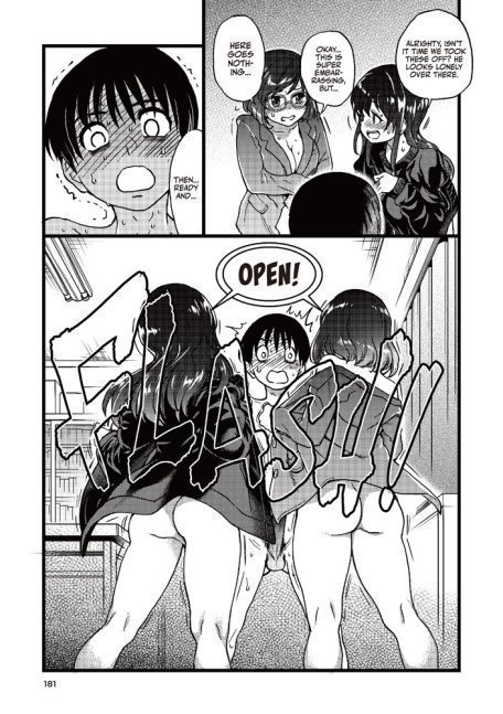 10 Top Doujinshi Artists & Their Best Secret Masterpieces Please Freeze Please doujinshi page 4 by Shiwasu no Okina showing dramatic reveal scene with multiple schoolgirls discovering intimate moment