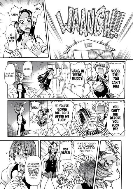 10 Top Doujinshi Artists & Their Best Secret Masterpieces They'll Make a Man Out of You doujinshi page 1 by Shiwasu no Okina showing comedy manga panels with energetic character interactions and dramatic reactions