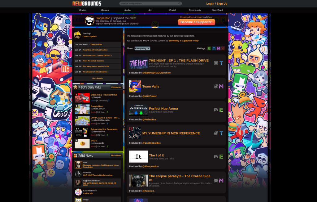 newgrounds screenshot