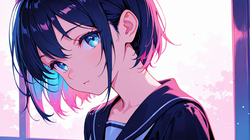 An anime-style character illustration exploring the concept of what is a denpa girl