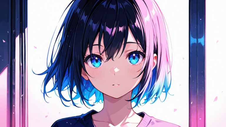 Detailed illustration of characters in a Futanari doujinshi art style