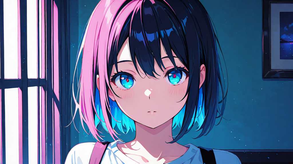 An illustrative anime-style character composition explaining what is ecchi in manga and anime culture